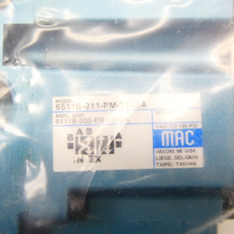 MAC 6511B-211-PM-111DA 110/120V 150PSI NSMP