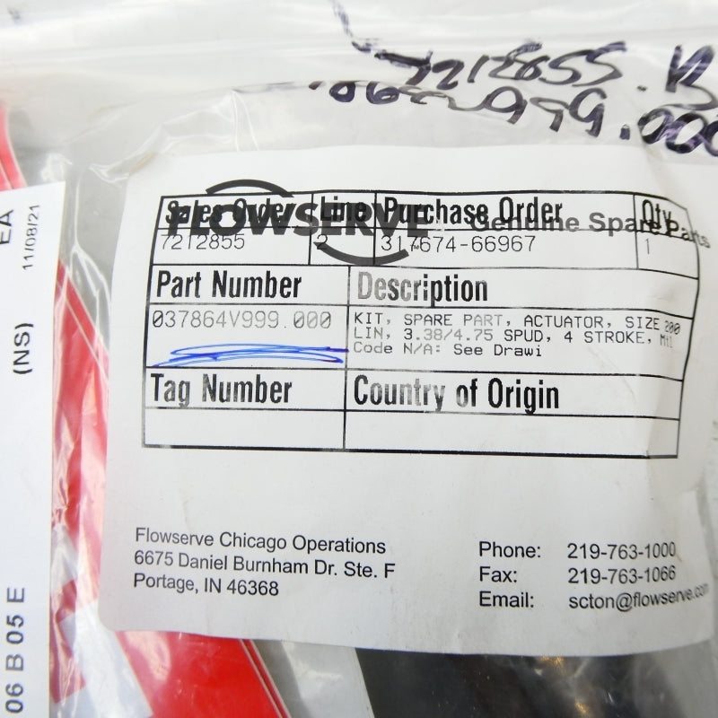 FLOWSERVE 037864V999.000 NSMP