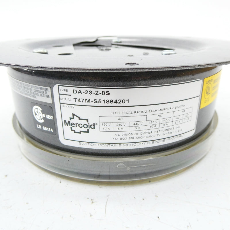 MERCOID DA-23-2-8S 440VAC 3A NSNP