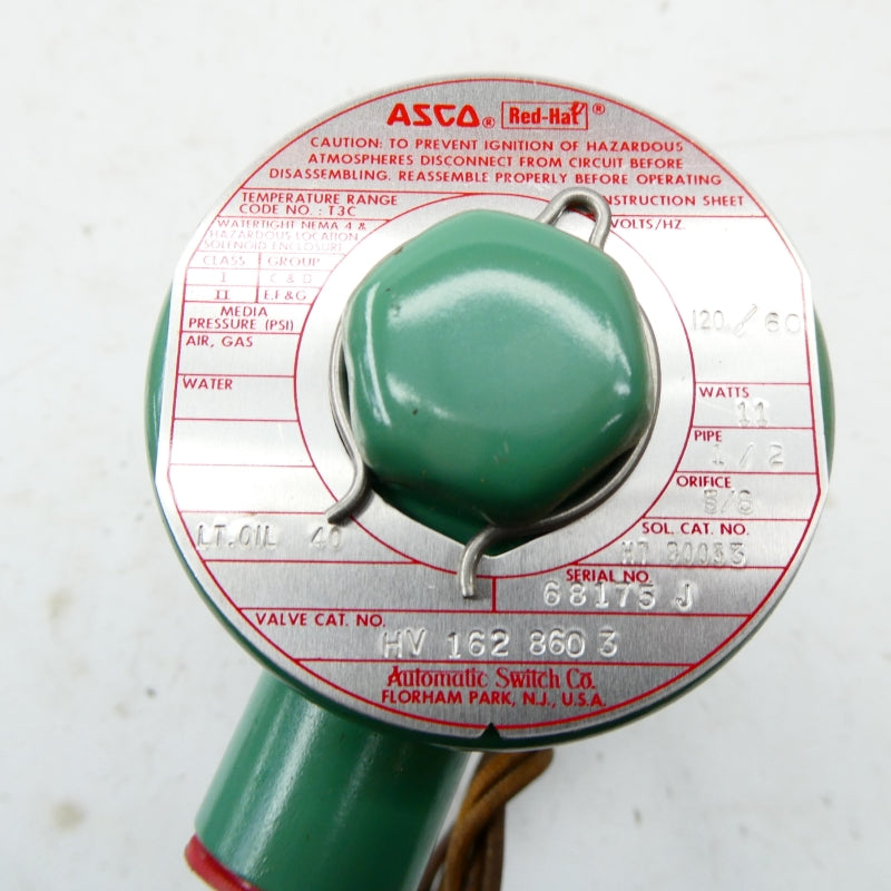 ASCO HV1628603 120V 40PSI 1/2" NSNP