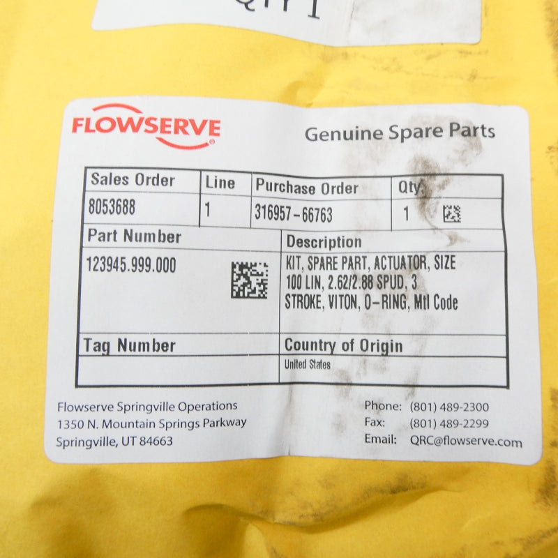 FLOWSERVE 123945.999.000 NSFS