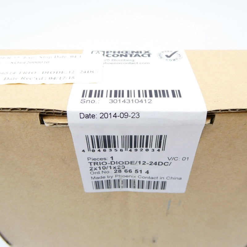 PHOENIX CONTACT TRIO-DIODE/12-24DC/2X10/1X20 2866514 NSFS