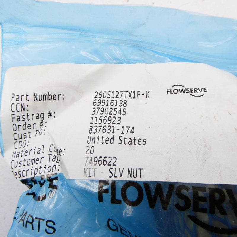 FLOWSERVE 250S127TX1F-K NSMP
