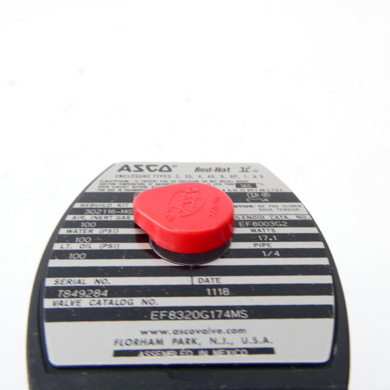 ASCO EF8320G174MS 110/120V 100PSI 1/4" NSMP
