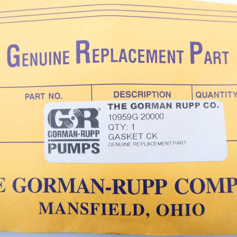 GORMAN RUPP 10959G 20000 NSFS