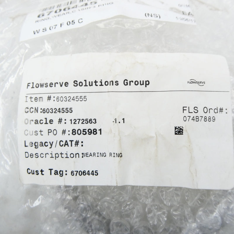 FLOWSERVE 60324555 074B7889 NSMP
