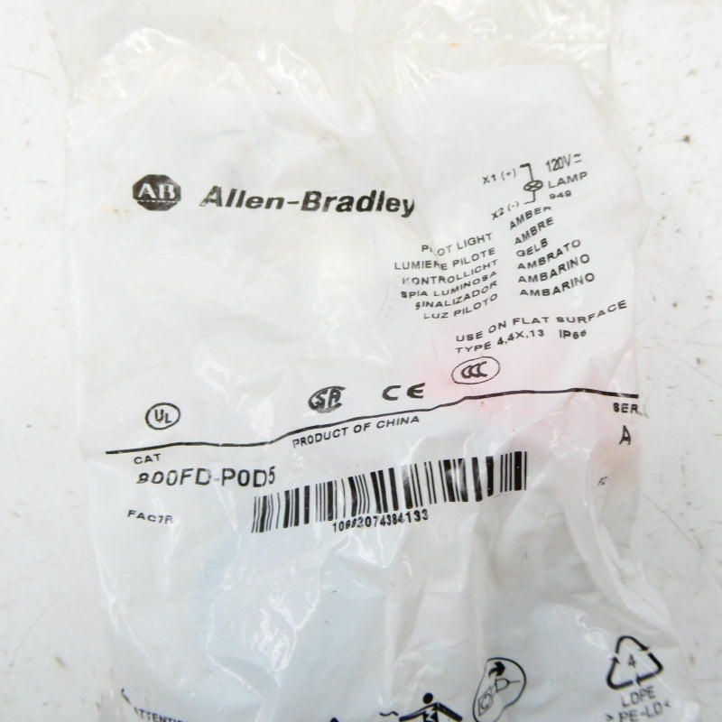 ALLEN BRADLEY 800FD-P0D5 SER. A 120V NSMP