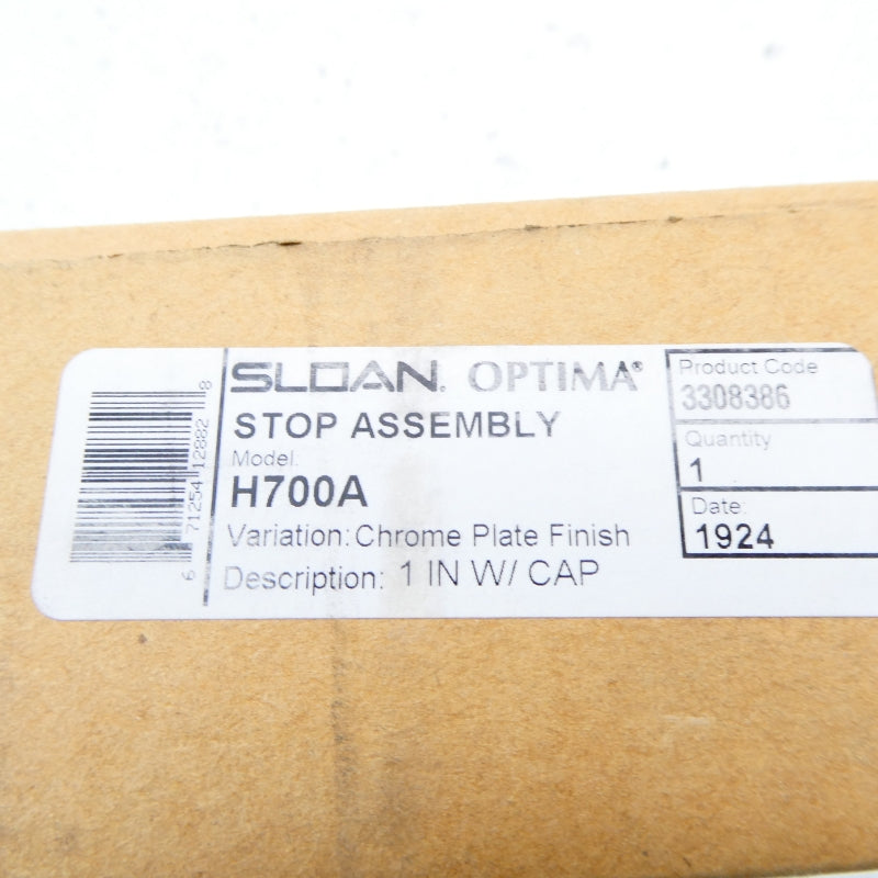 SLOAN OPTIMA H700A 1" NSMP
