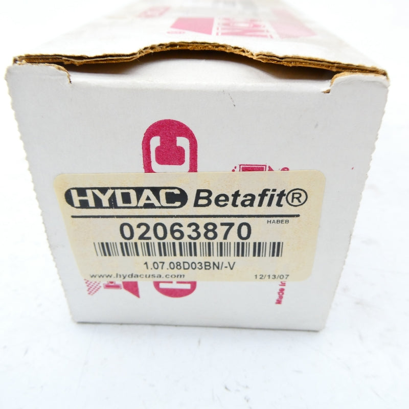 HYDAC 02063870 1.07.08D03BN/-V NSMP