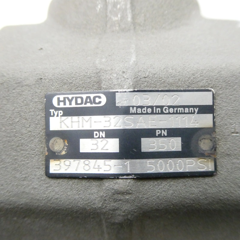 HYDAC KHM-32SAE-1114 5000PSI NSNP