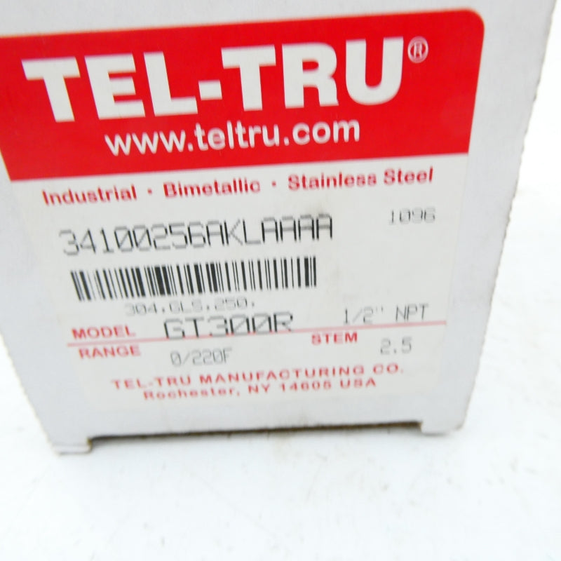 TEL-TRU 34100256AKLAAAA GT300R 0/200'F 1/2" STEM 2.5 NSMP