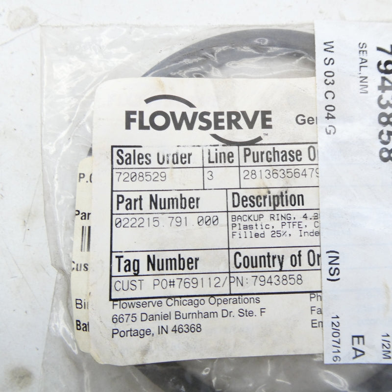 FLOWSERVE 022215.791.000 NSMP