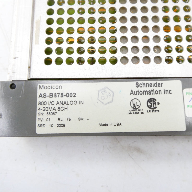 SCHNEIDER AUTOMATION AS-B875-002 NSNP