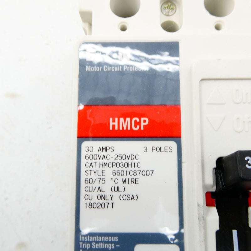 EATON HMCP030H1C 600VAC 30A NSNP
