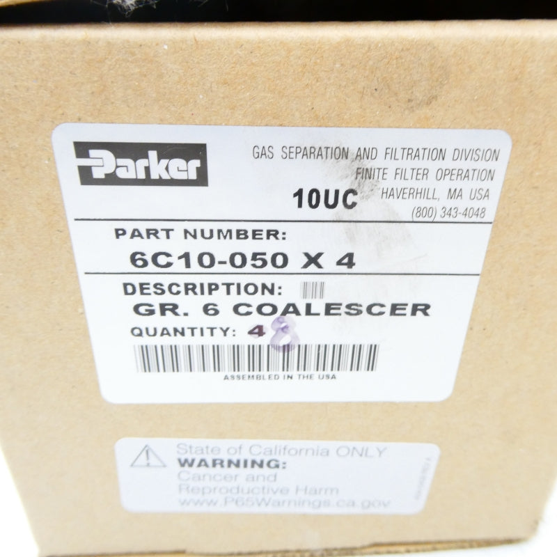 PARKER 6C10-050 (PKG OF 8) NSMP