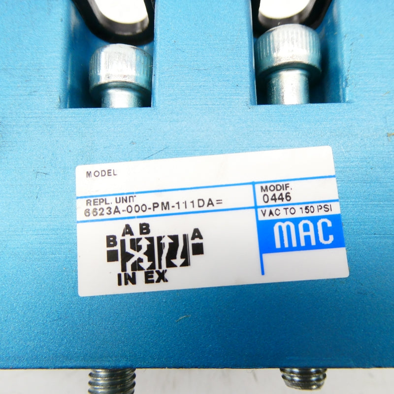 MAC 6623A-000-PM-111DA 110/120V 150PSI NSNP