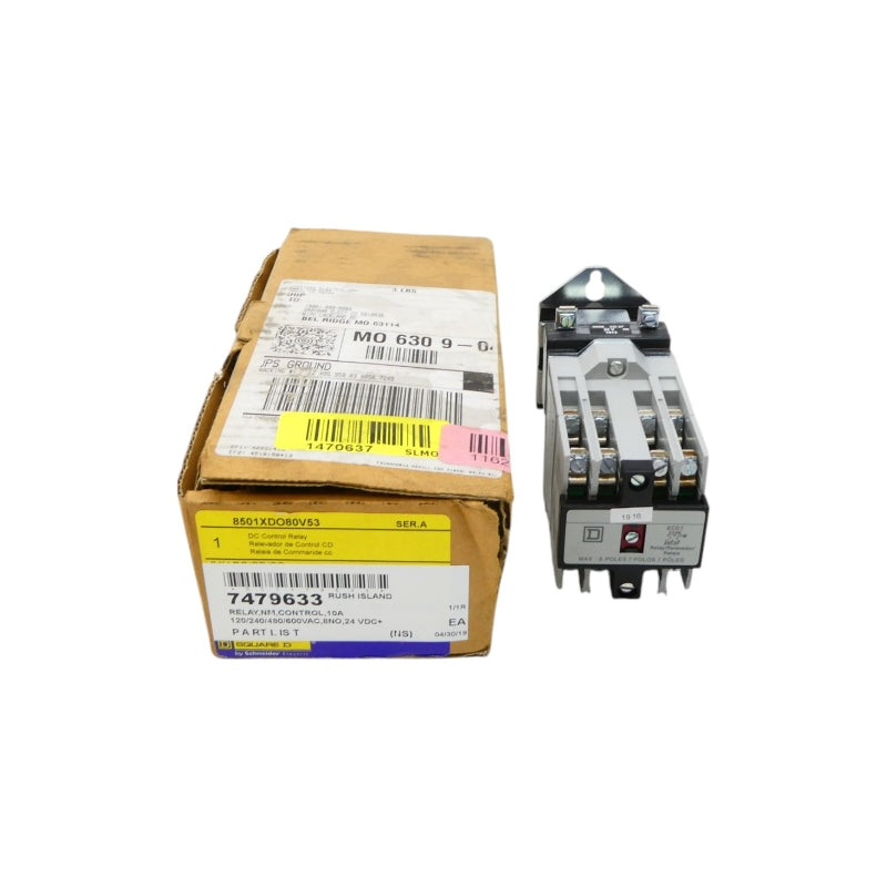 SQUARE D 8501XDO80V53 SER. A 24VDC NSMP