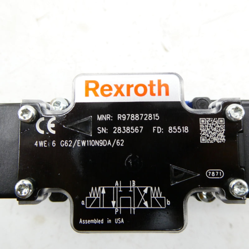 REXROTH 4WE6G62/EW110N9DA/62 R978872815 NSNP