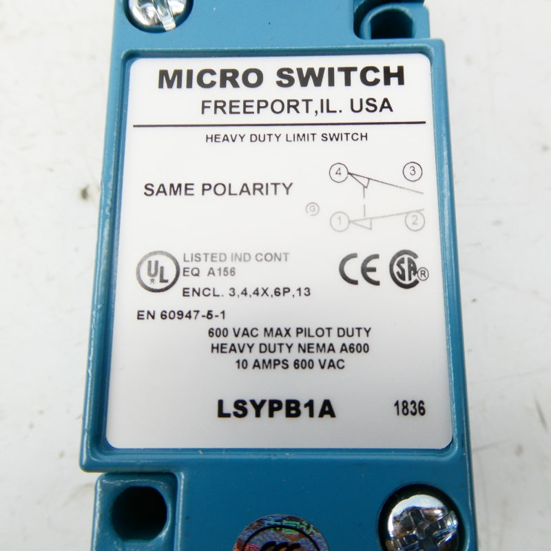 HONEYWELL LSYPB1A 600VAC 10A NSMP