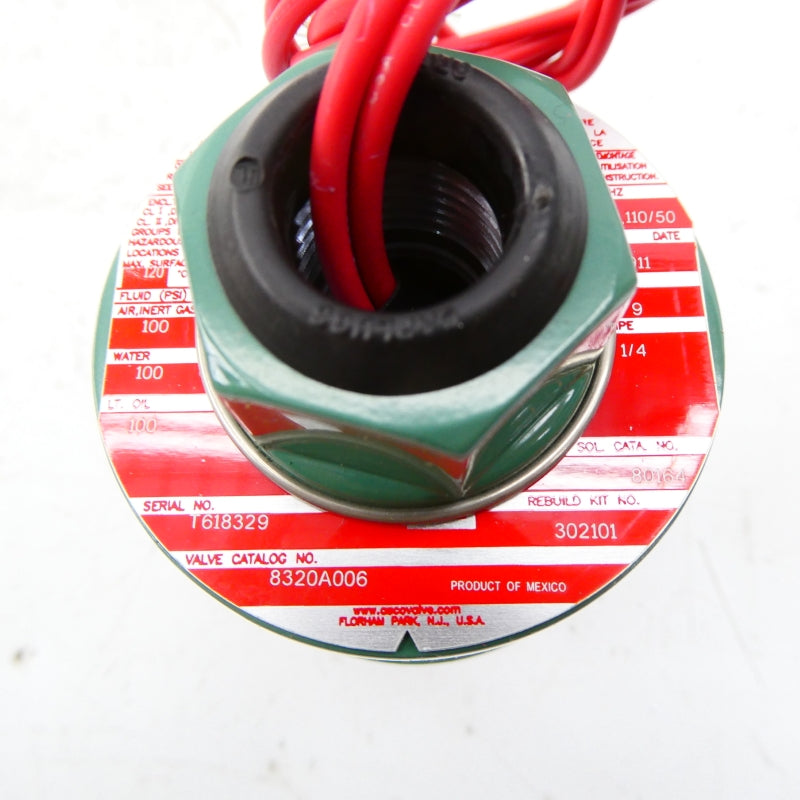ASCO 8320A006 110/120V 100PSI 1/4" NSMP