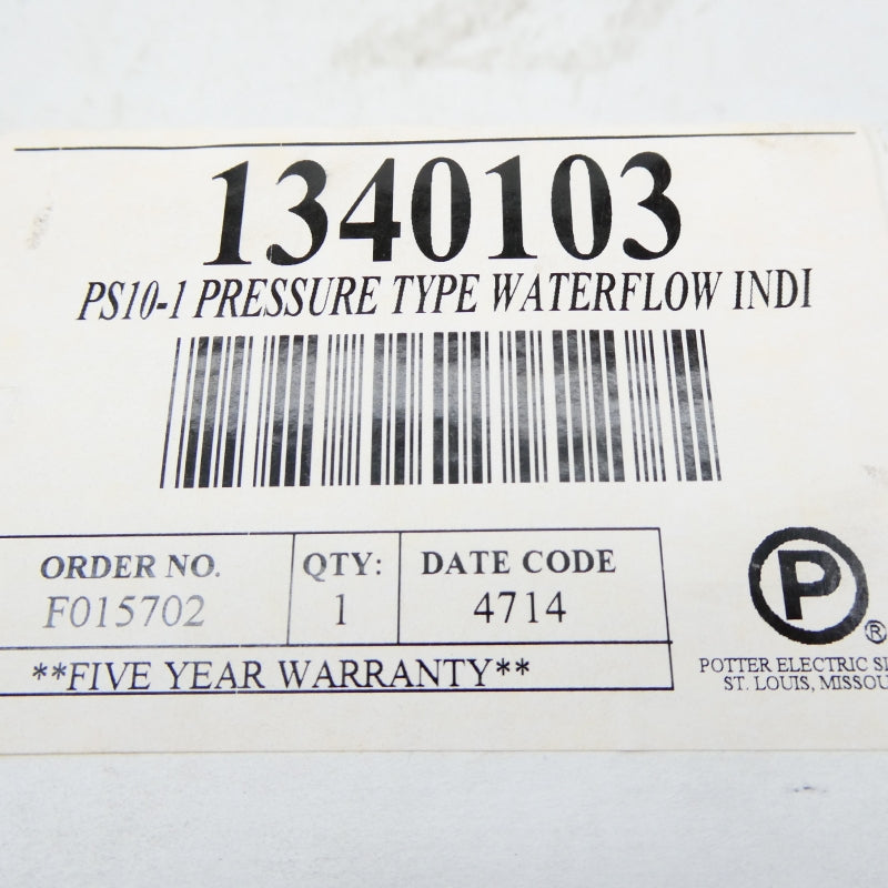 POTTER ELECTRIC PS10-1 1340103 NSFS