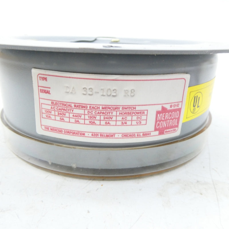 MERCOID DA-33-103-R8 440VAC 3A NSNP