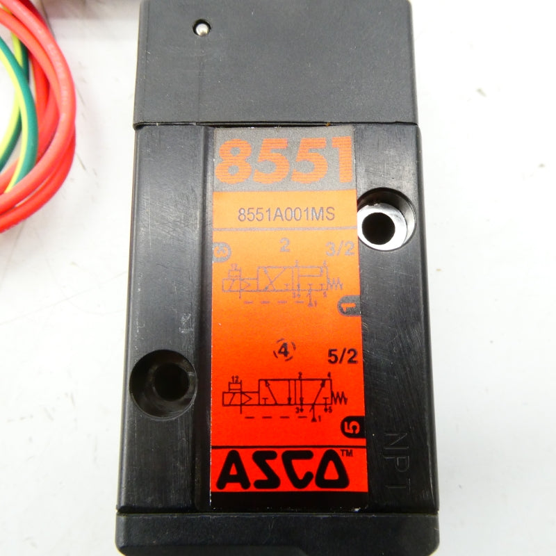 ASCO WT8551A001MS 120V 35-150PSI NSMP