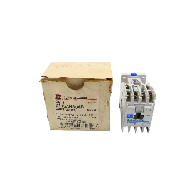 CUTLER HAMMER CE15ANS3AB SER. B1 110/120V NSMP
