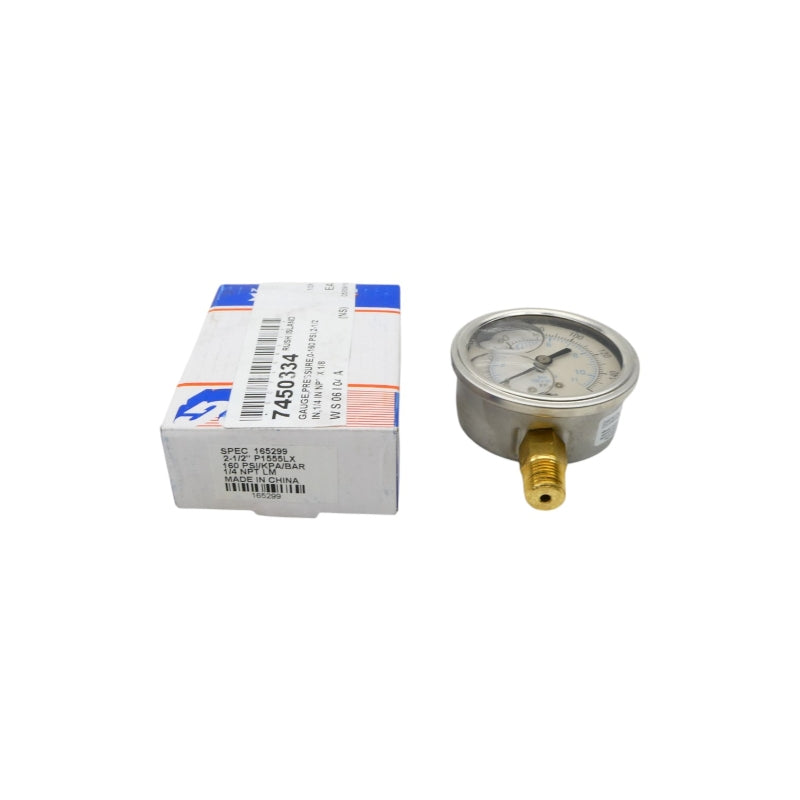 AMETEK 165299 P1555LX 160PSI 2-1/2" NSMP