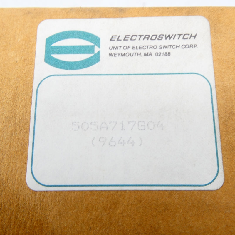 ELECTROSWITCH 505A717G04 NSFS