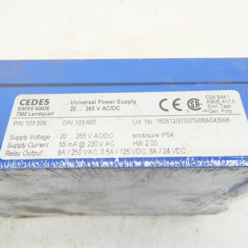 CEDES 103506 20-265VAC/DC 8A NSNP