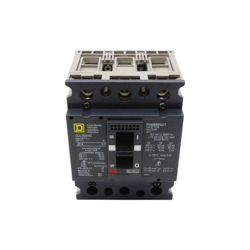 SQUARE D GJL36040 480V 40A NSNP