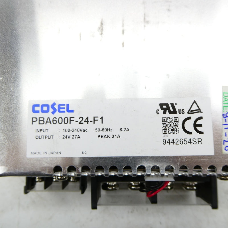COSEL PBA600F-24-F1 100-240VAC 8.2A NSMP