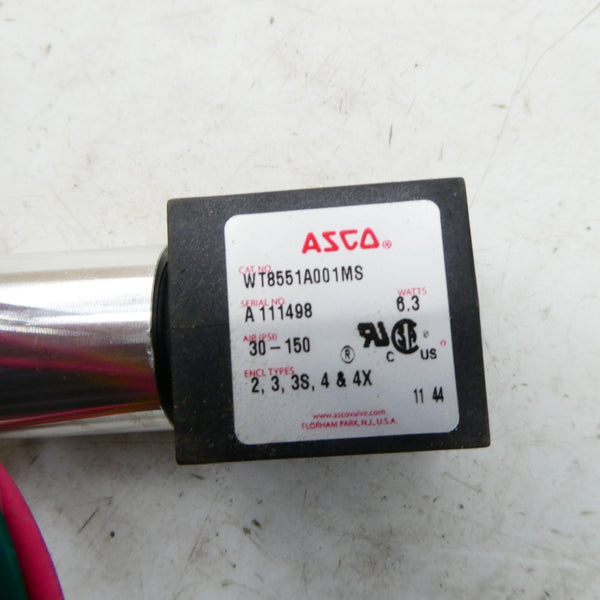 ASCO WT8551A001MS 30-150PSI (AS PICTURED) NSNP