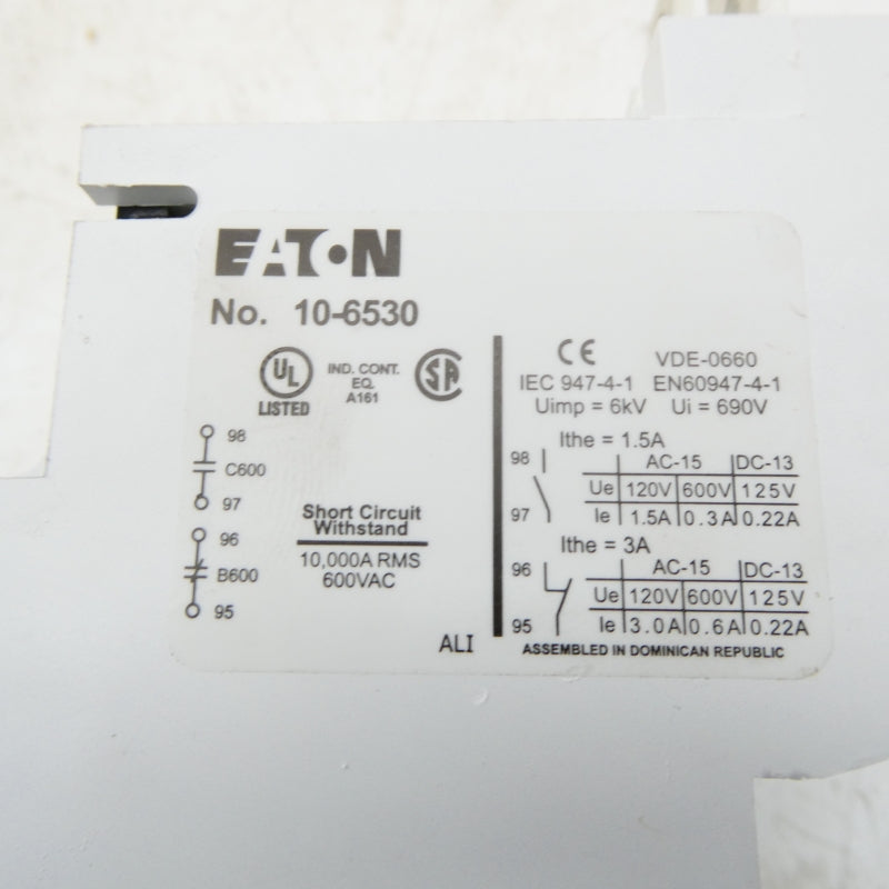 EATON 10-6530 600VAC 0.3A NSNP