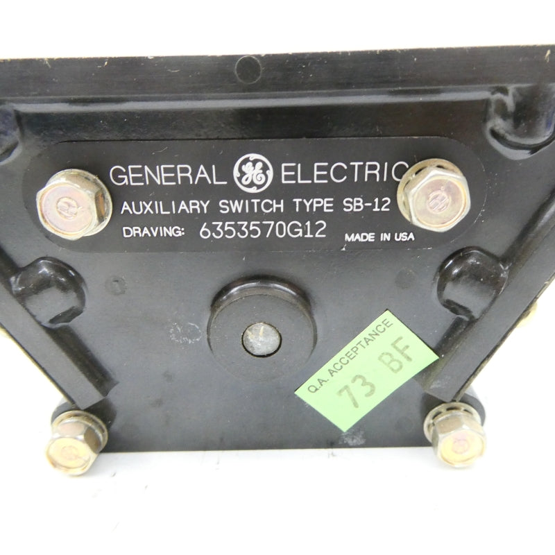 GENERAL ELECTRIC 6353570G12 SB-12 NSNP