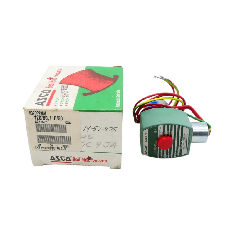 ASCO 8320G200V 110/120V 100PSI 1/4" NSMP