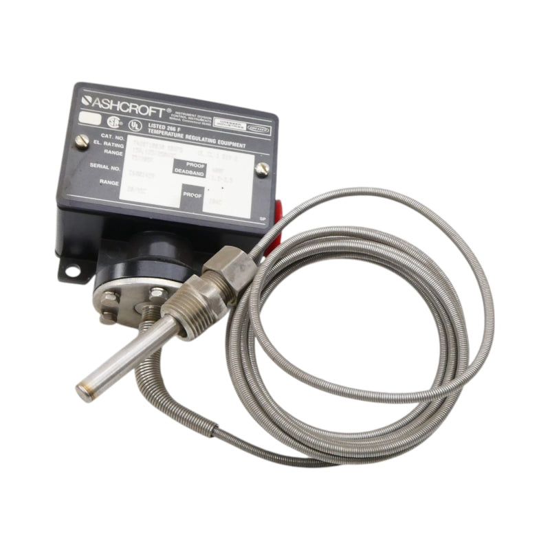 ASHCROFT T420T10030XBXFS 125/250VAC 15A 75/205'F NSNP