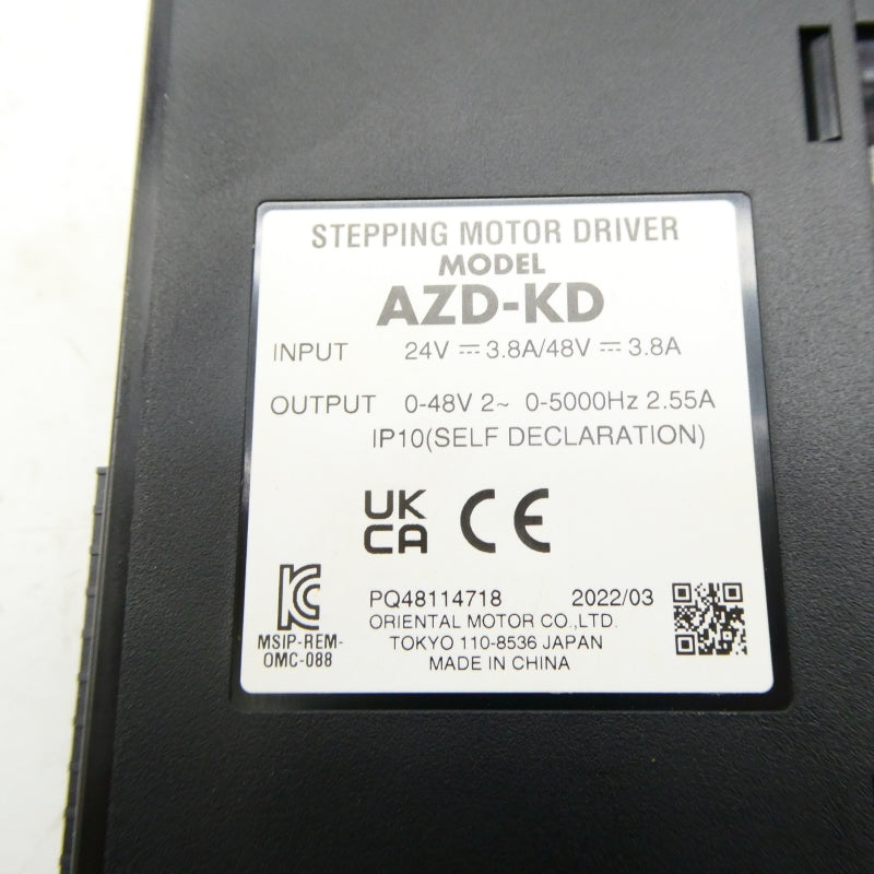ORIENTAL MOTOR AZD-KD 48V 3.8A NSNP