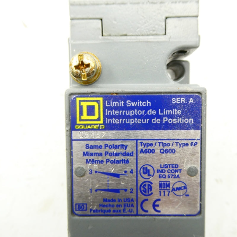 SQUARE D C54B2 SER. A NSNP