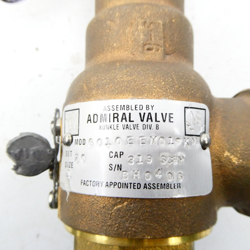 KUNKLE VALVE 6010EEM019KM 70PSI 1" NSNP