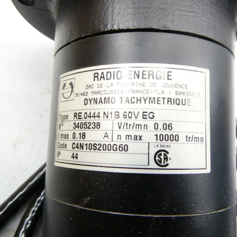 DYNAMO TACHYMETRIQUE RE.0444N1B60VEG 0.18A NSNP