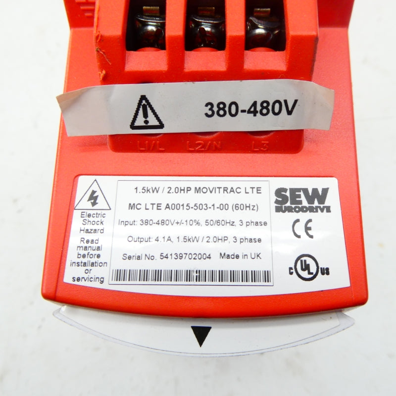SEW EURODRIVE MCLTEA0015-503-1-00 380-480V 4.1A NSNP