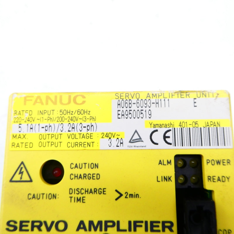 FANUC A06B-6093-H111 220-240V 5.1/3.2A NSNP