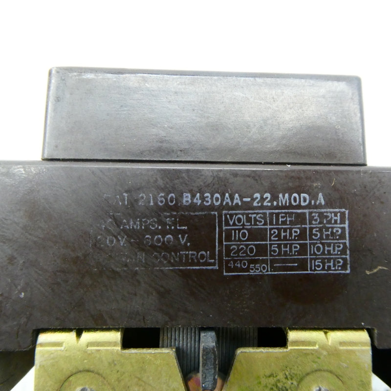 ROWAN CONTROL 2160.B430AA-22.M0D.A 110-120V NSNP
