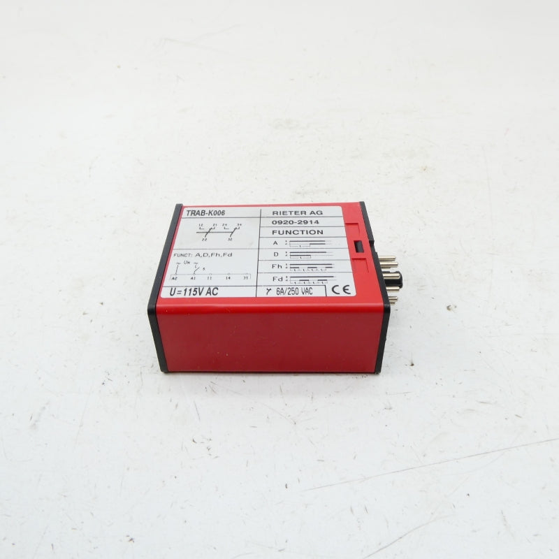 RIETER TRAB-K006 0920-2914 250VAC 6A NSNP