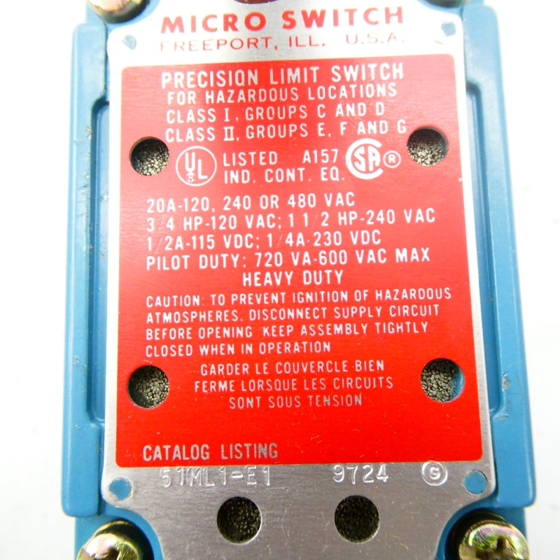 HONEYWELL 51ML1-E1 600VAC 20A NSMP