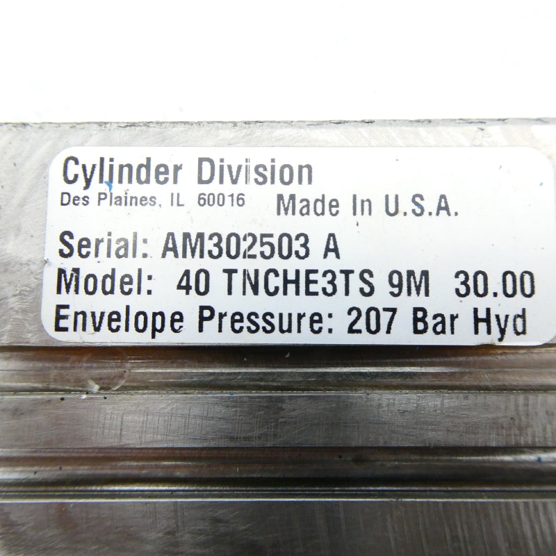CYLINDER DIVISION 40TNCHE3TS9M30.00 NSNP
