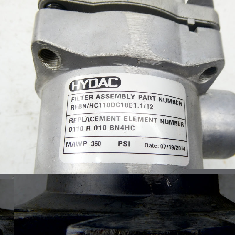 HYDAC RFB/HC110DC10E1.1/12 360PSI NSNP