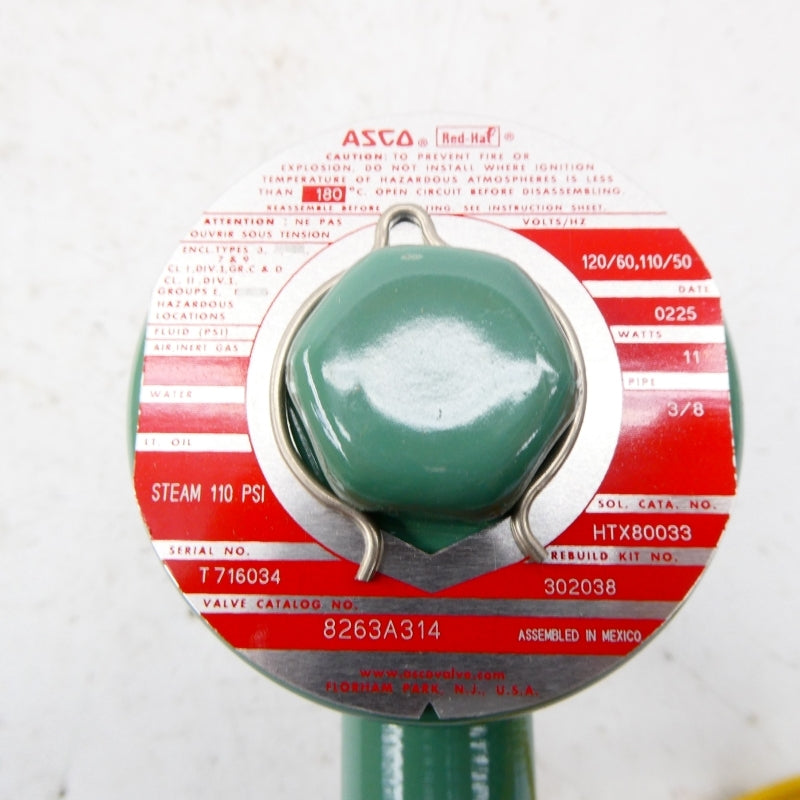 ASCO 8263A314 110/120V 110PSI 3/8" NSMP